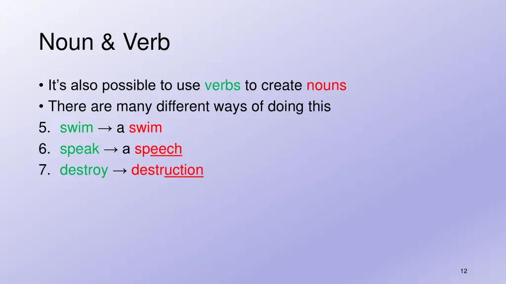 noun verb 8