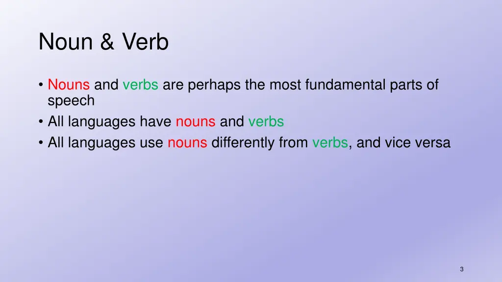 noun verb