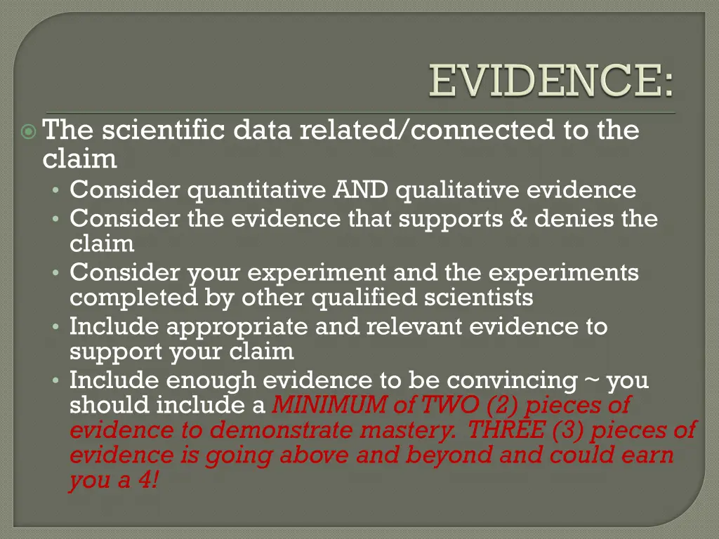 the scientific data related connected