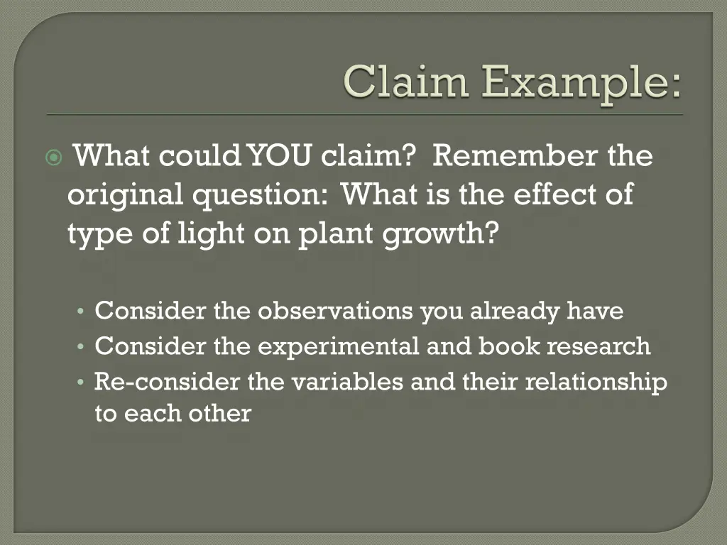 what could you claim remember the original
