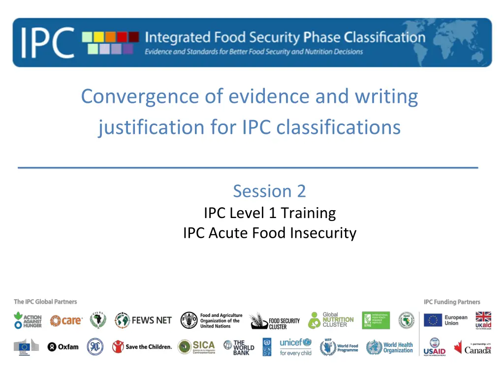 convergence of evidence and writing justification