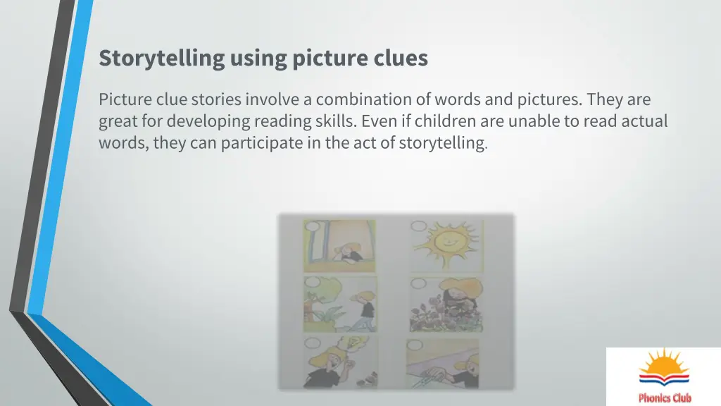 storytelling using picture clues
