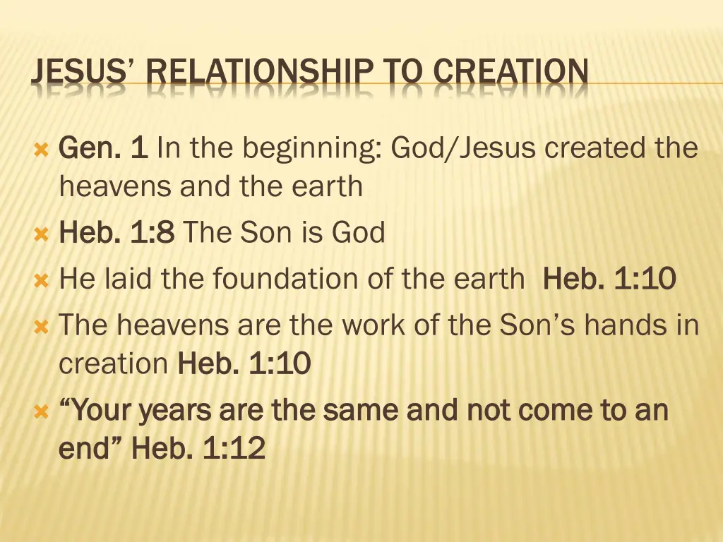 jesus relationship to creation 1