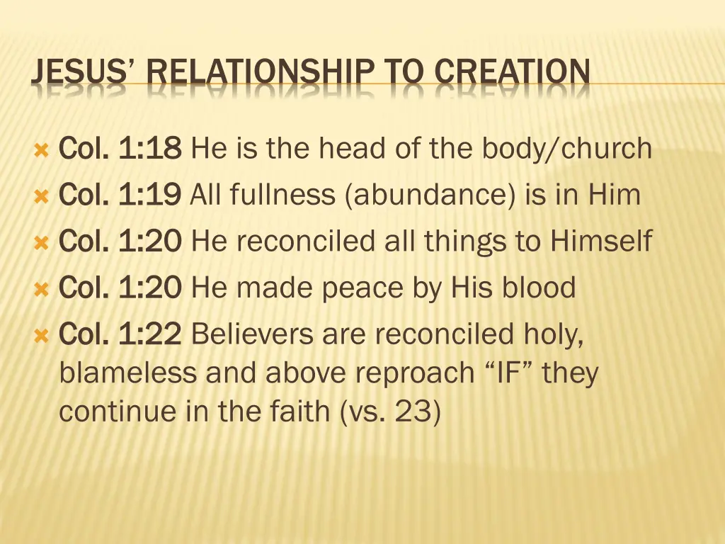 jesus relationship to creation 2