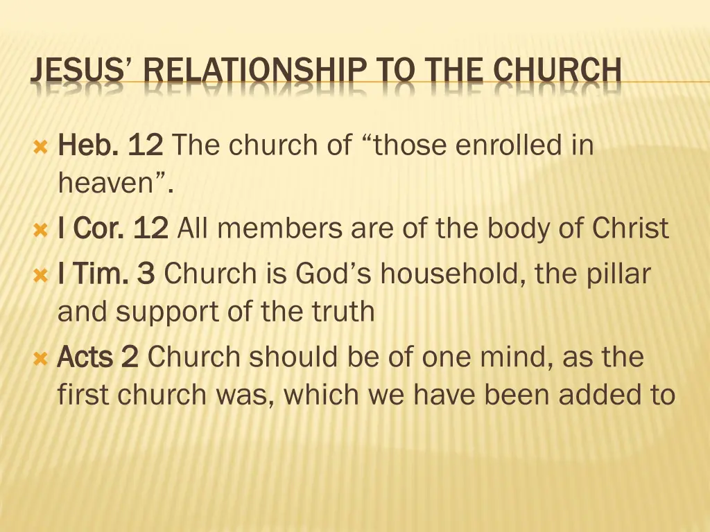 jesus relationship to the church 2