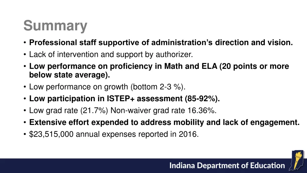 summary professional staff supportive