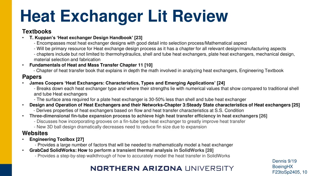 heat exchanger lit review textbooks t kuppan