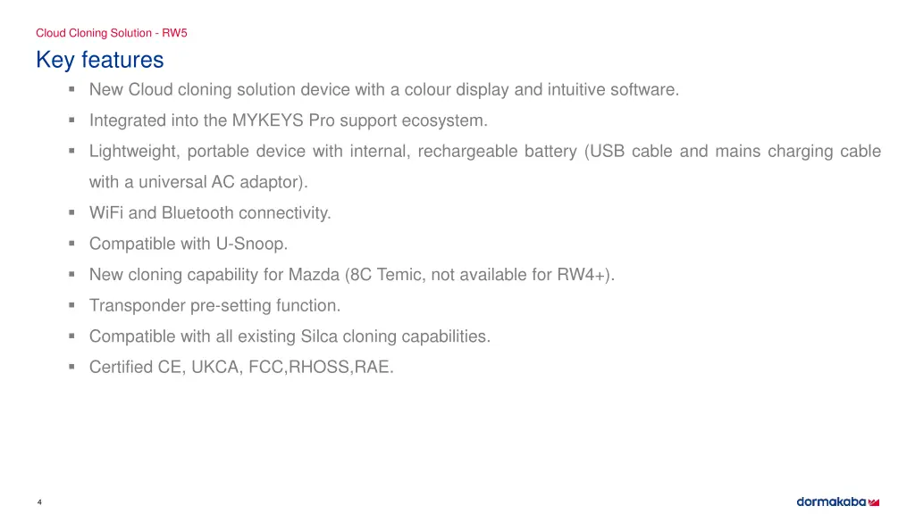 cloud cloning solution rw5 key features new cloud