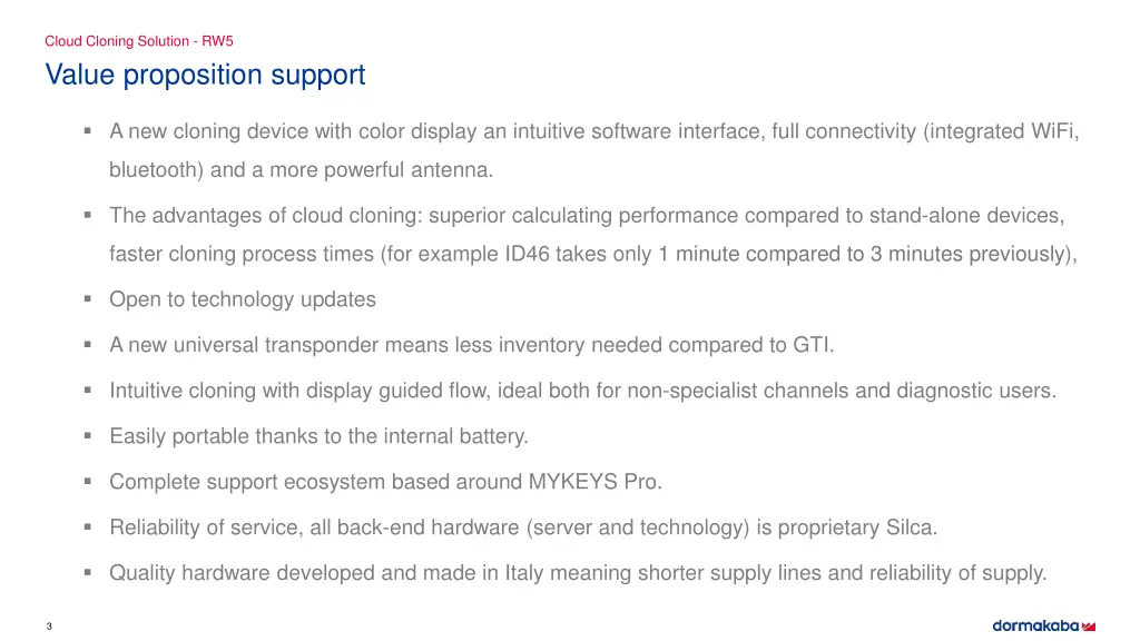 cloud cloning solution rw5 value proposition