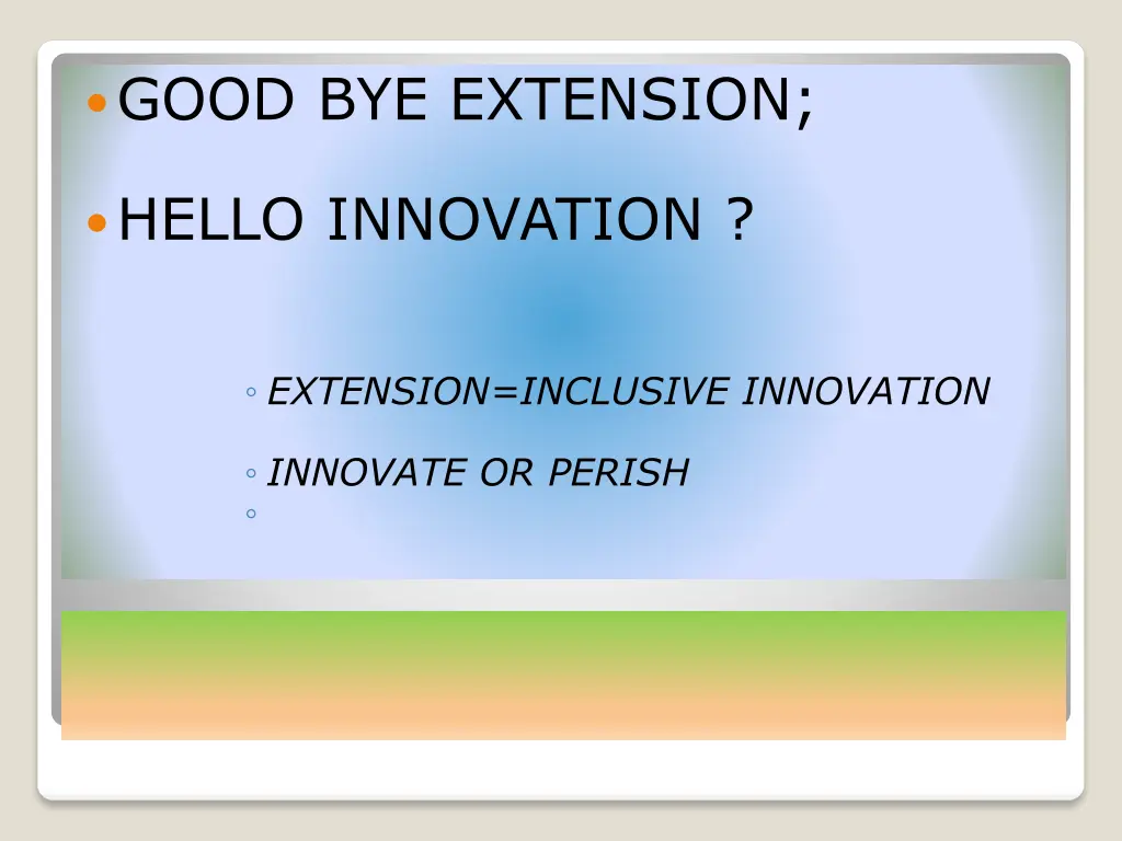 good bye extension