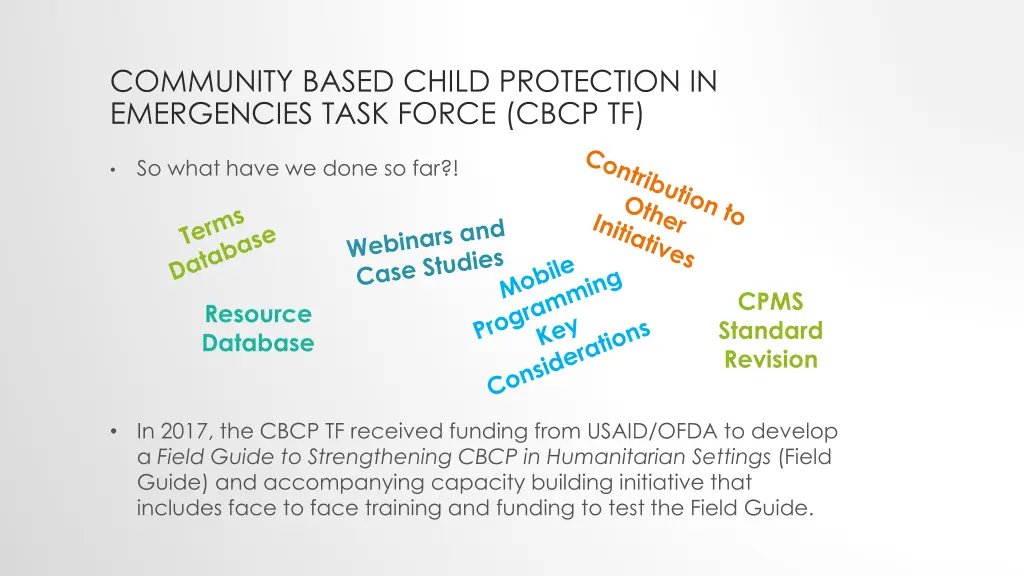 community based child protection in emergencies 2
