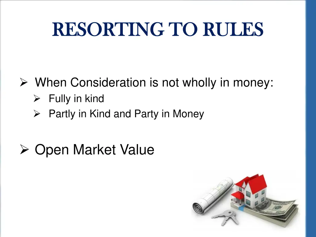 resorting to rules resorting to rules
