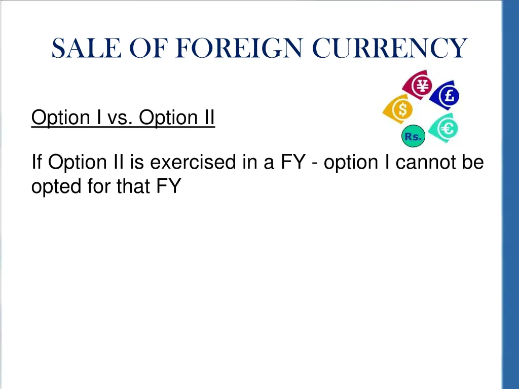 sale of foreign currency 3