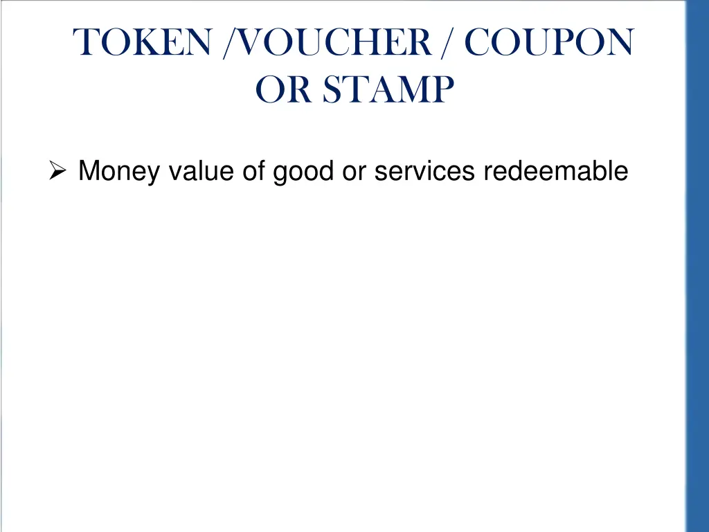 token voucher coupon or stamp