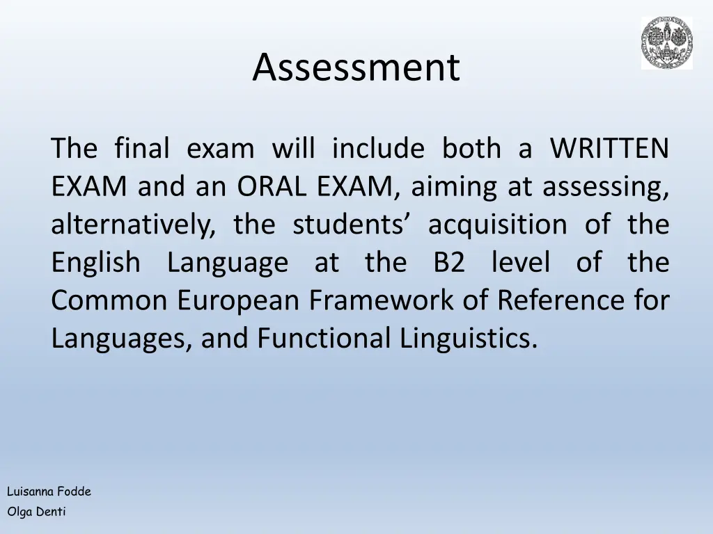assessment