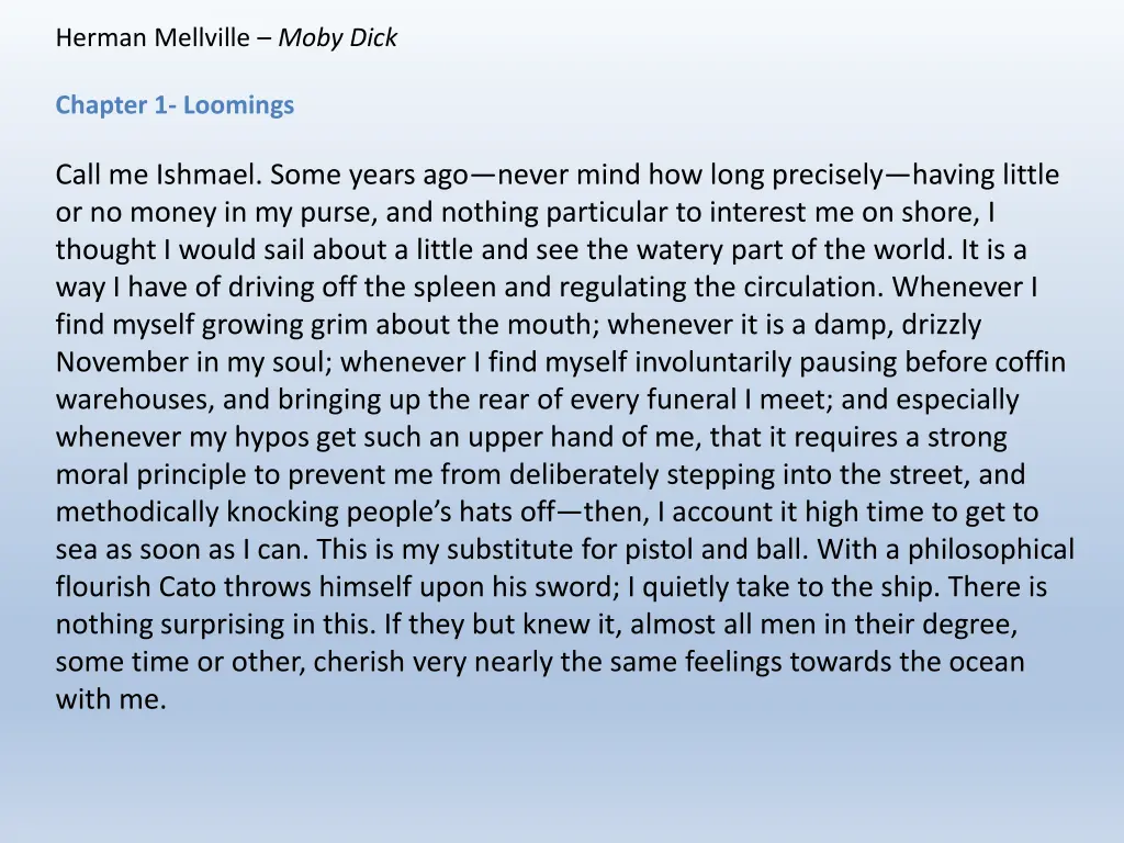 herman mellville moby dick
