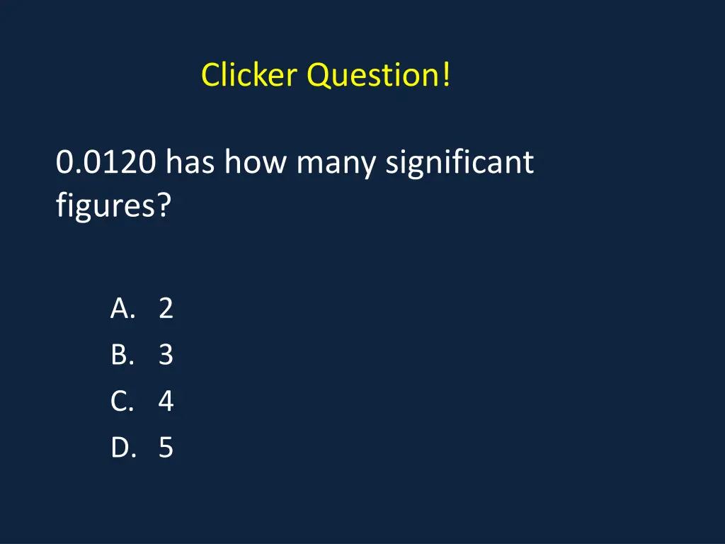 clicker question