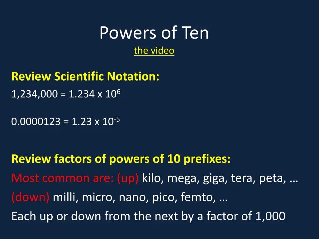 powers of ten the video