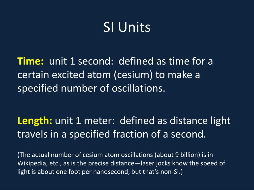 si units