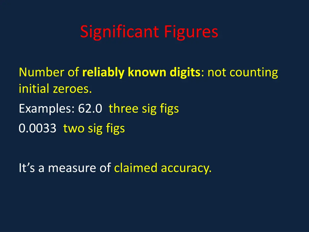 significant figures