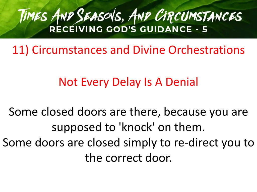 11 circumstances and divine orchestrations 5