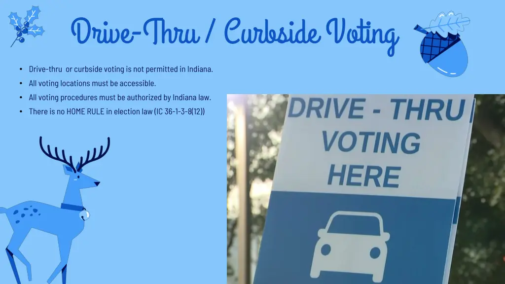 drive thru curbside voting