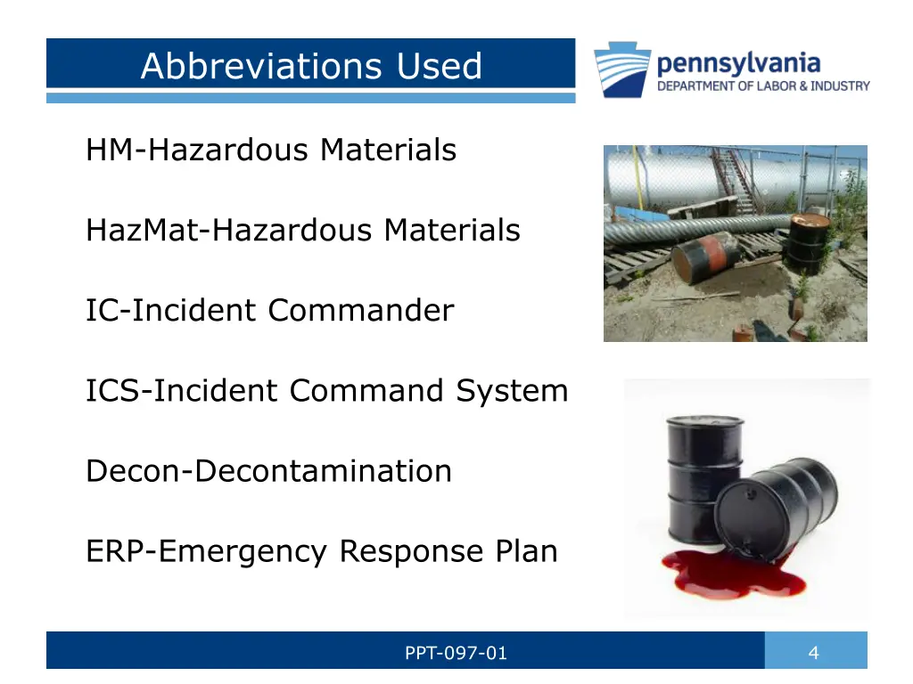 abbreviations used