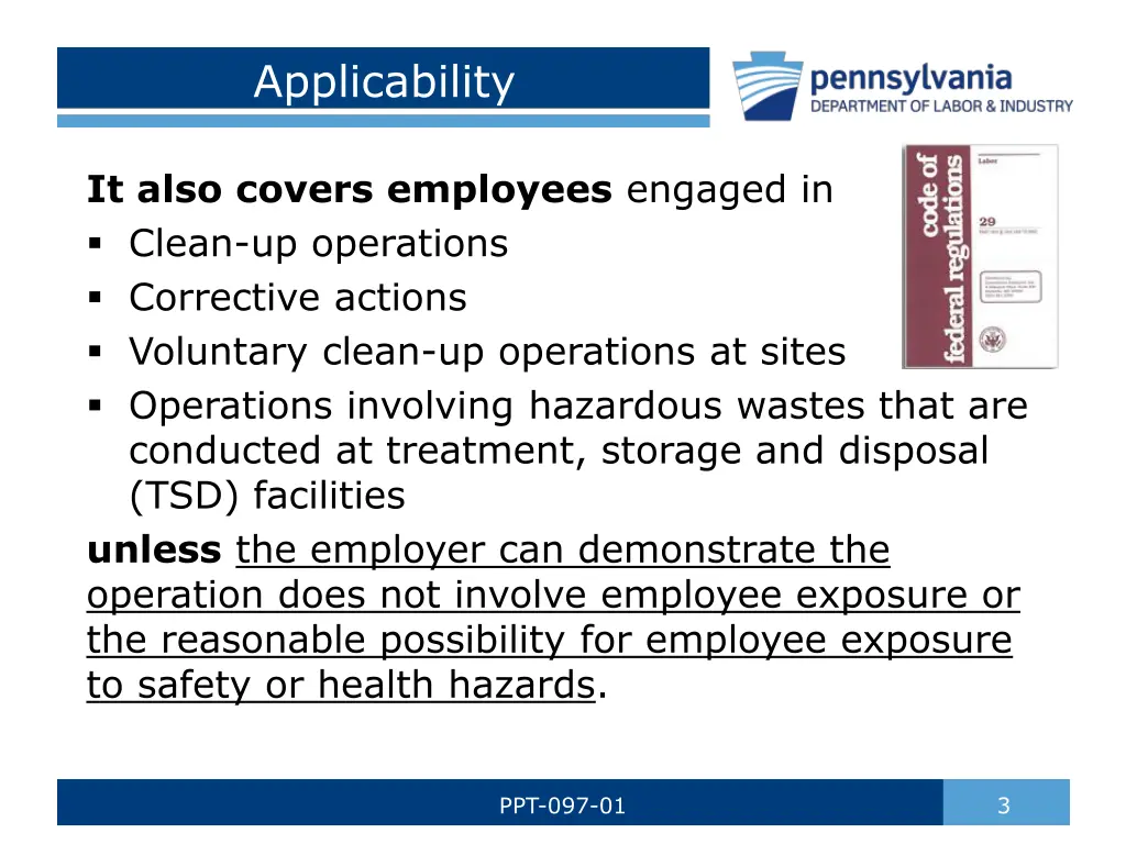 applicability