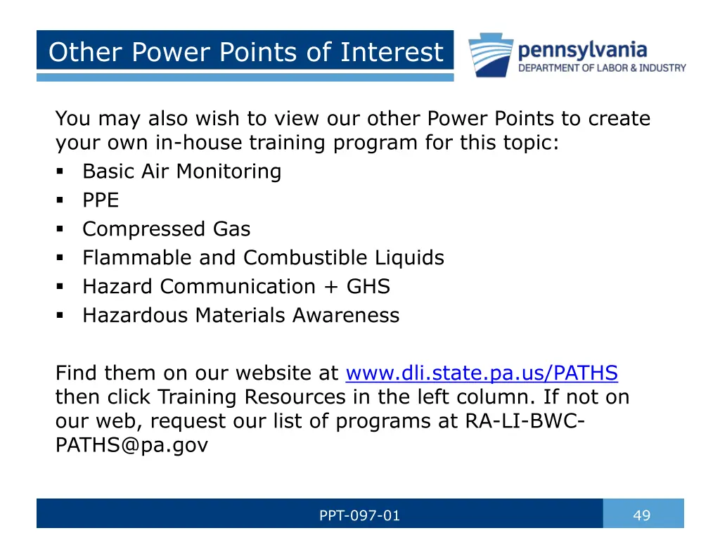 other power points of interest