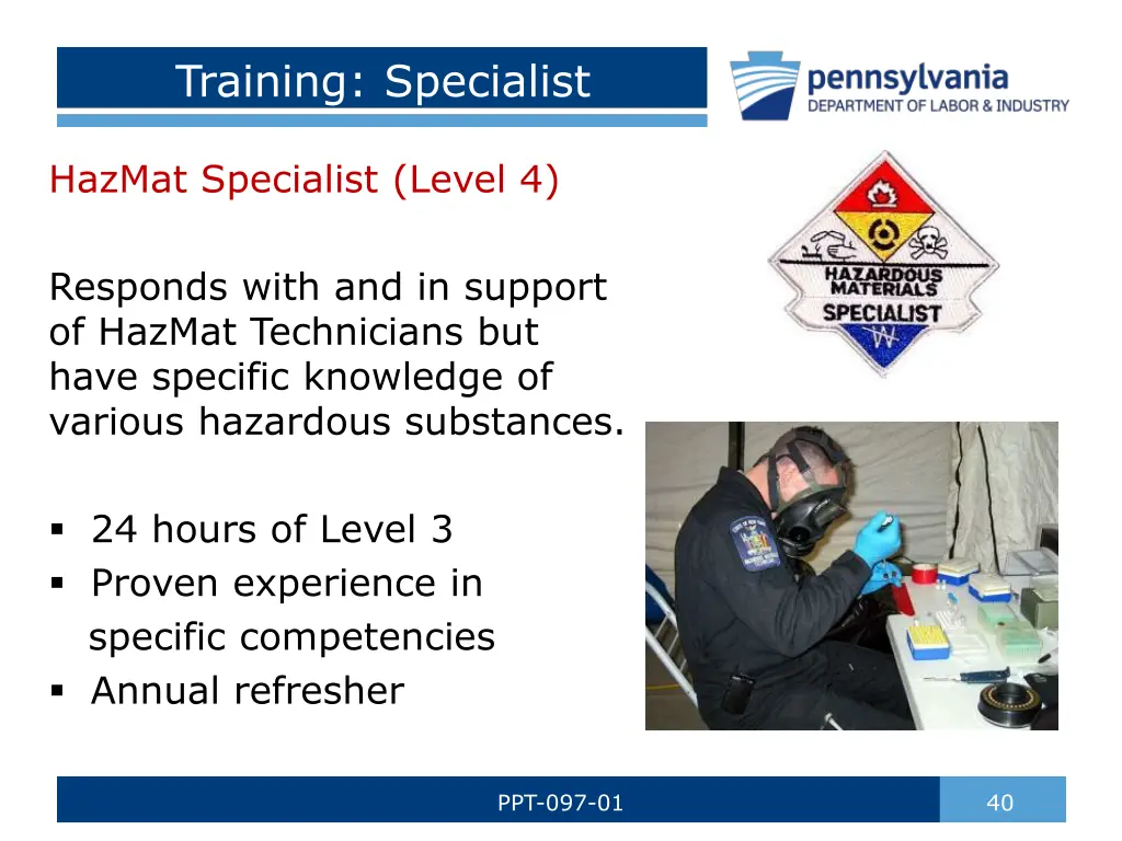 training specialist