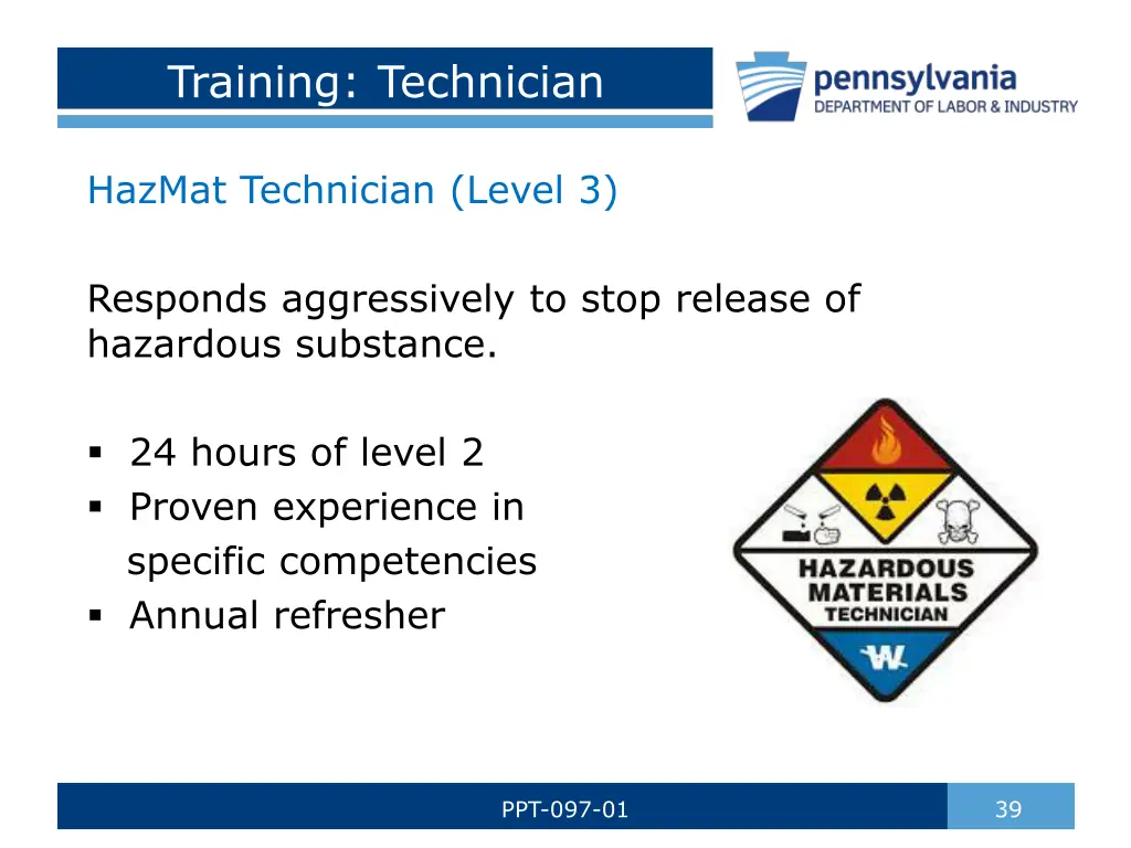 training technician