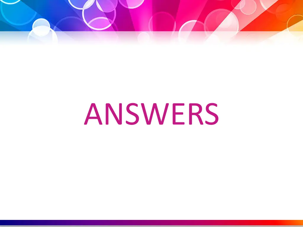 answers 1