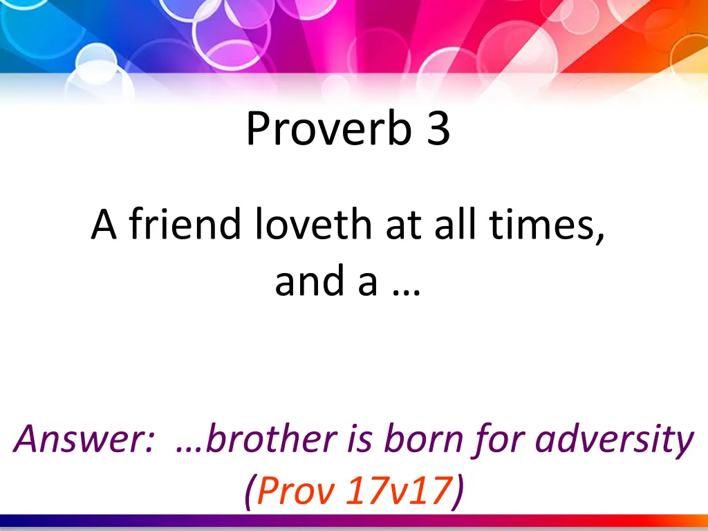 proverb 3 1