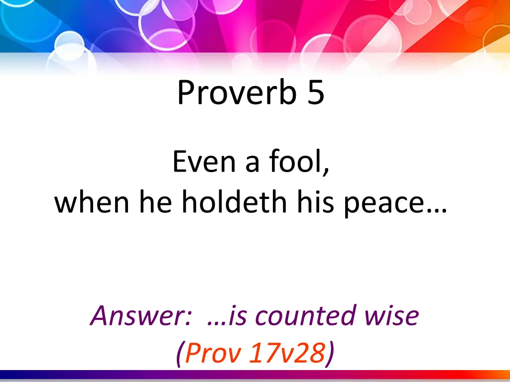 proverb 5 1