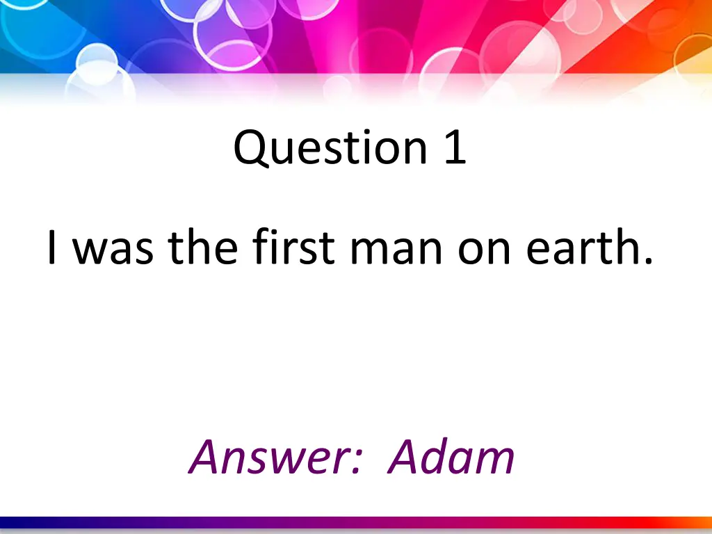 question 1 1