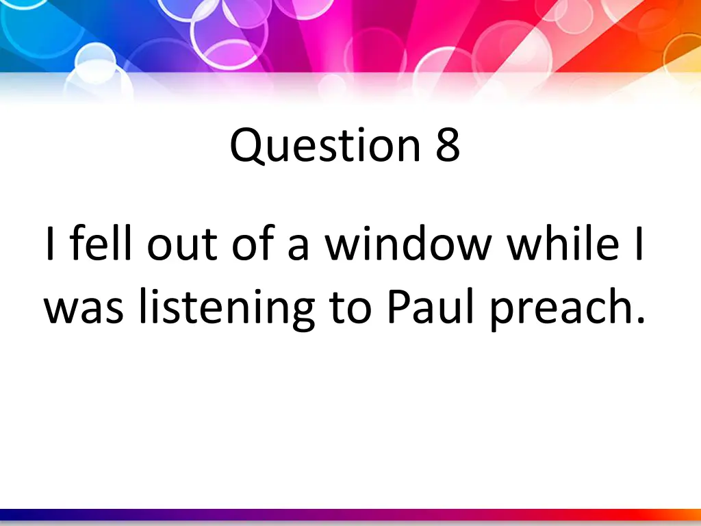 question 8