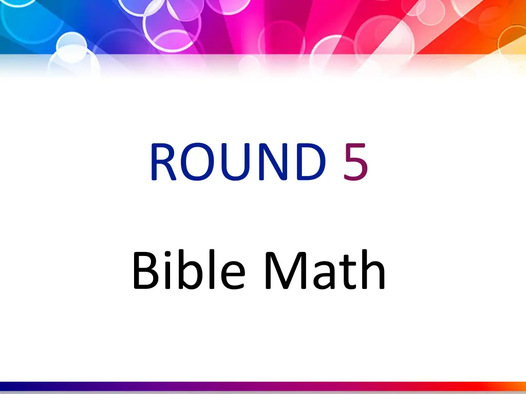 round 5