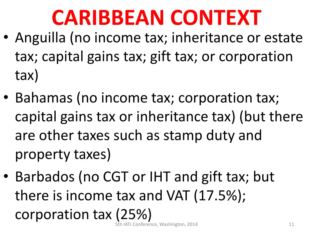 caribbean context anguilla no income