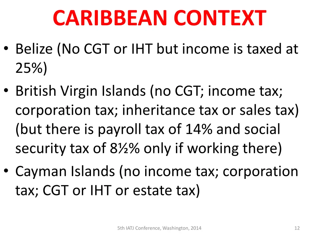 caribbean context