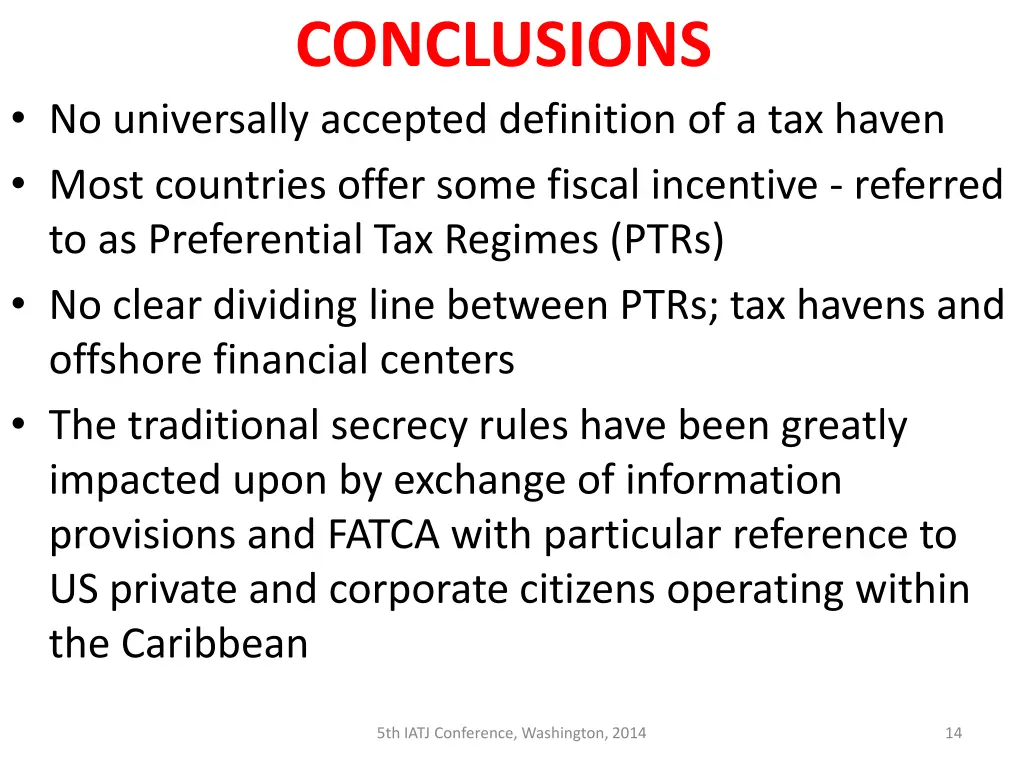 conclusions