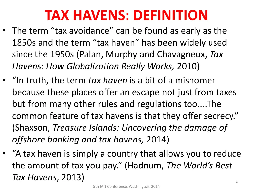 tax havens definition the term tax avoidance