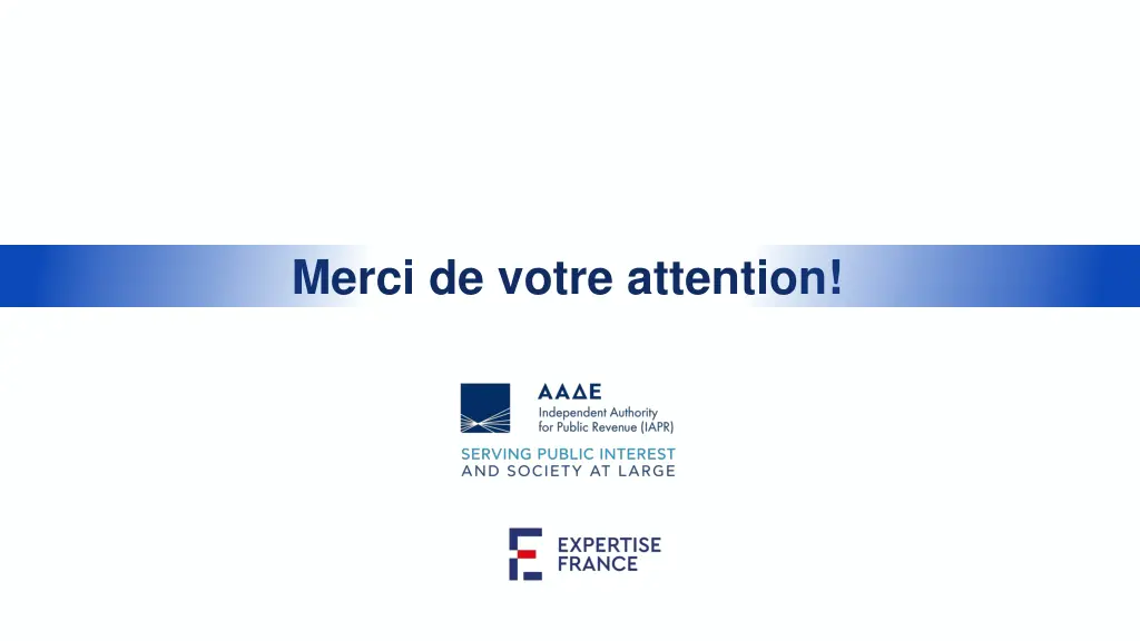 merci de votre attention