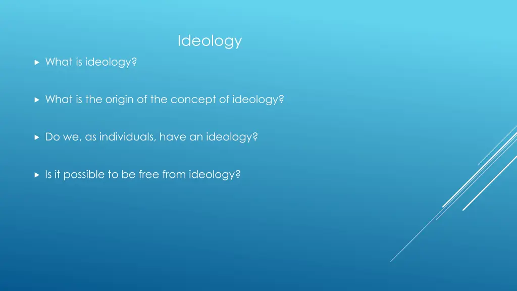 ideology