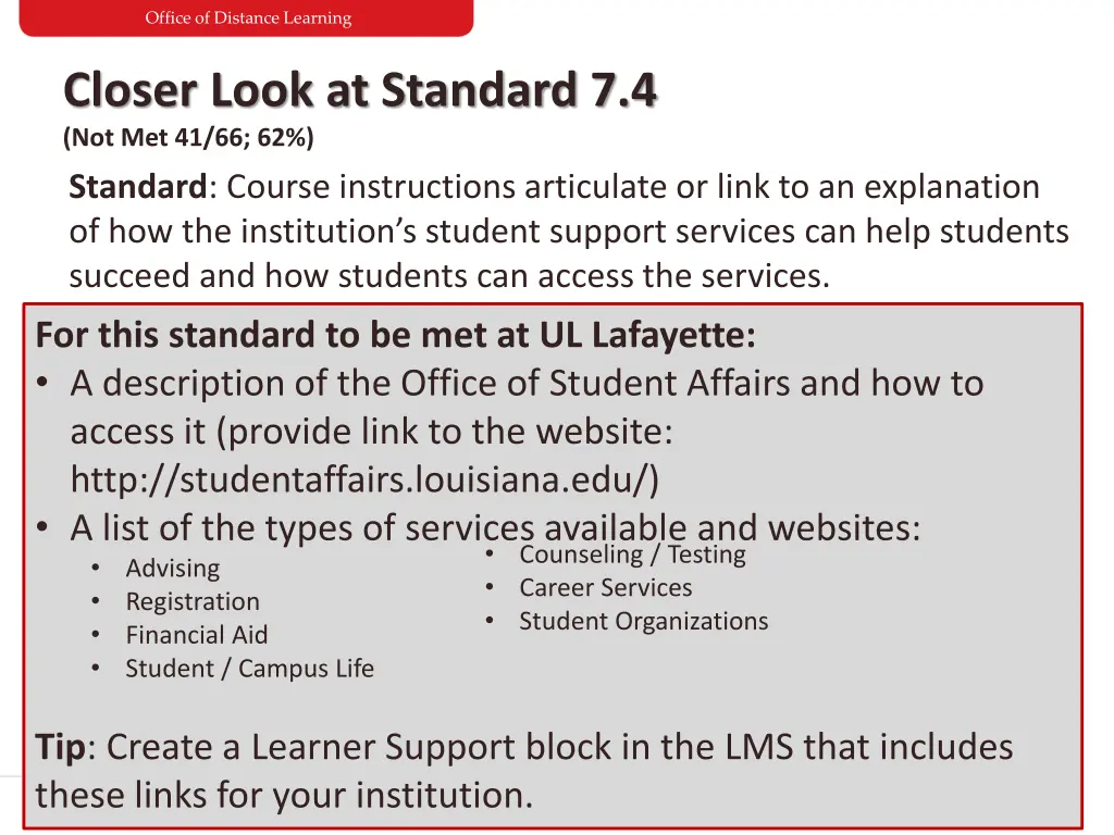 office of distance learning 4