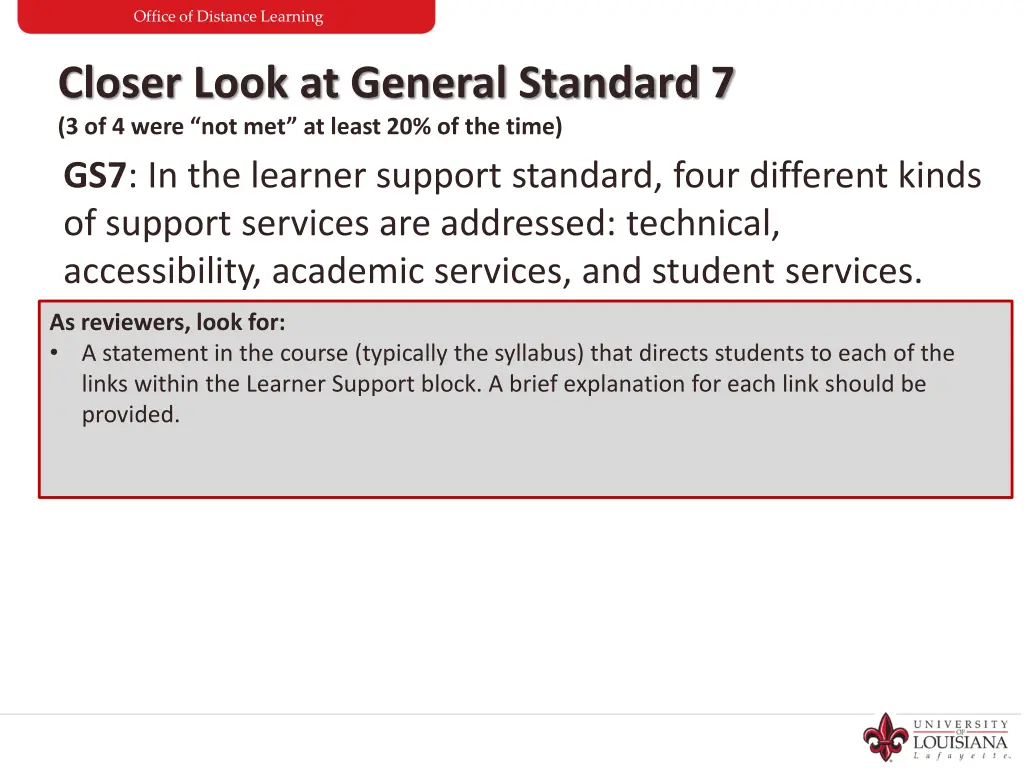 office of distance learning 9
