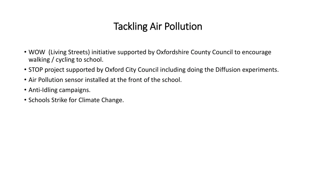 tackling air pollution tackling air pollution