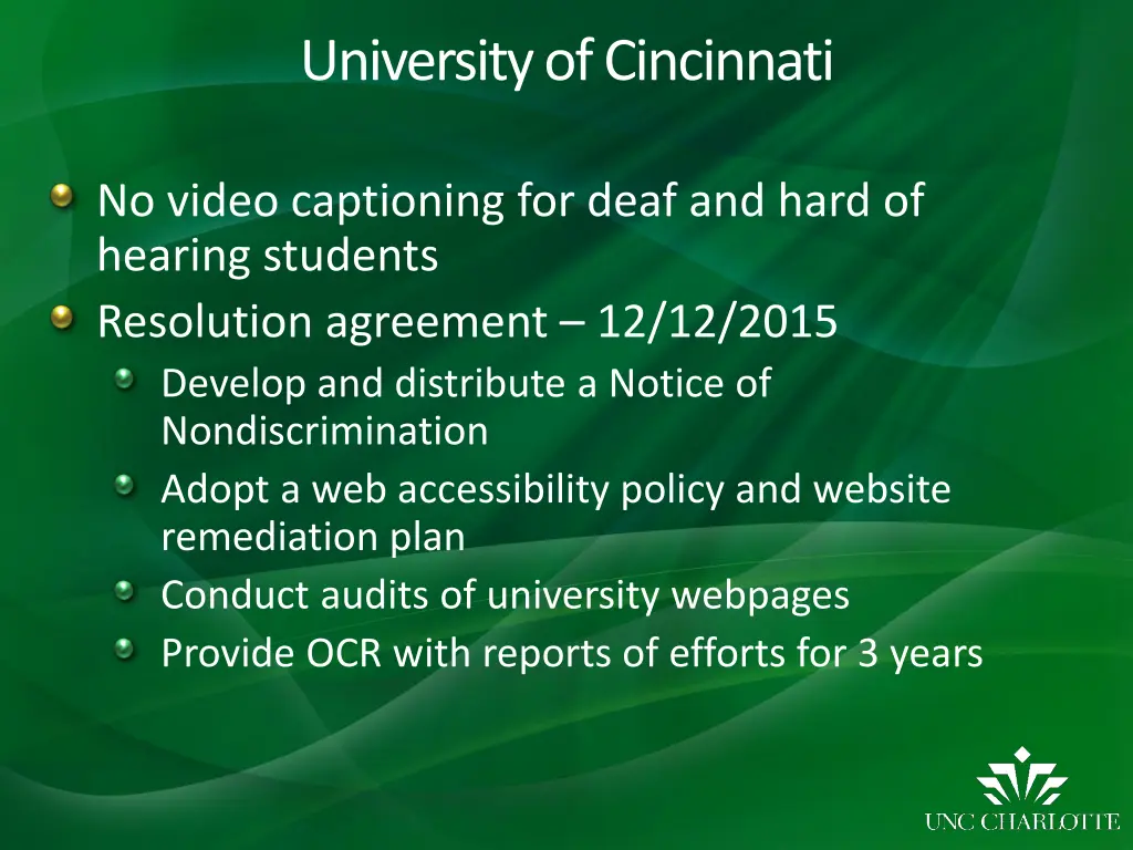 university of cincinnati 2