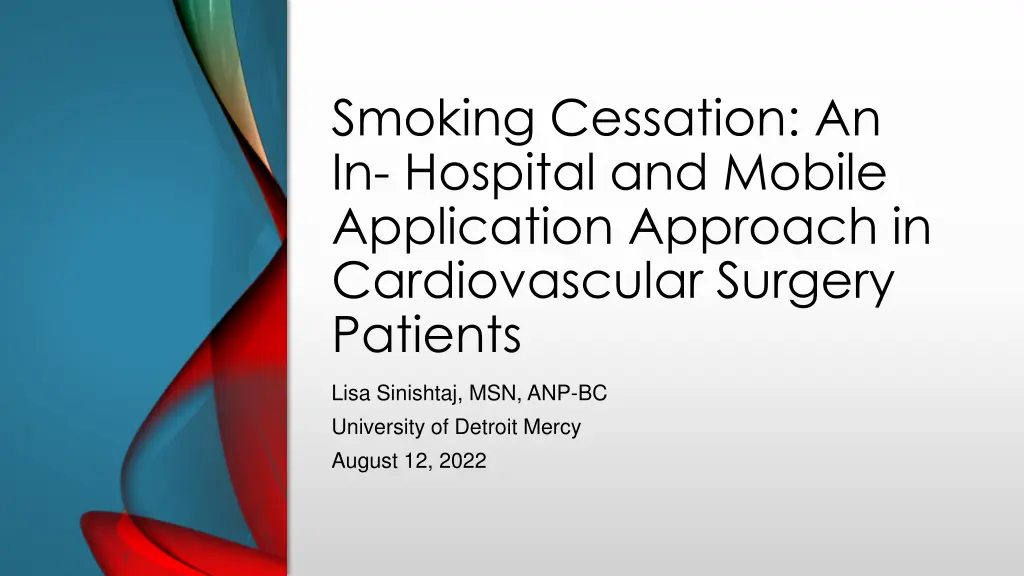 smoking cessation an in hospital and mobile