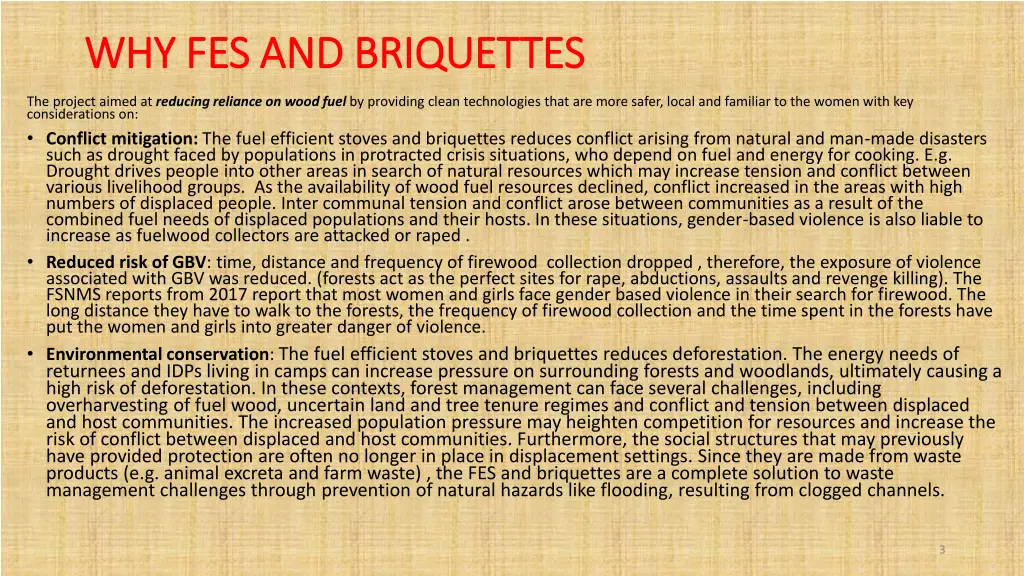 why fes and briquettes why fes and briquettes