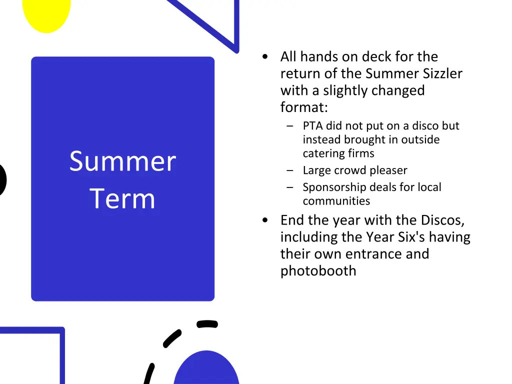 all hands on deck for the return of the summer